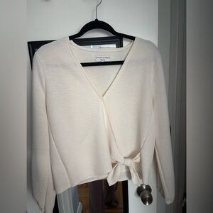 Madewell faux wrap top